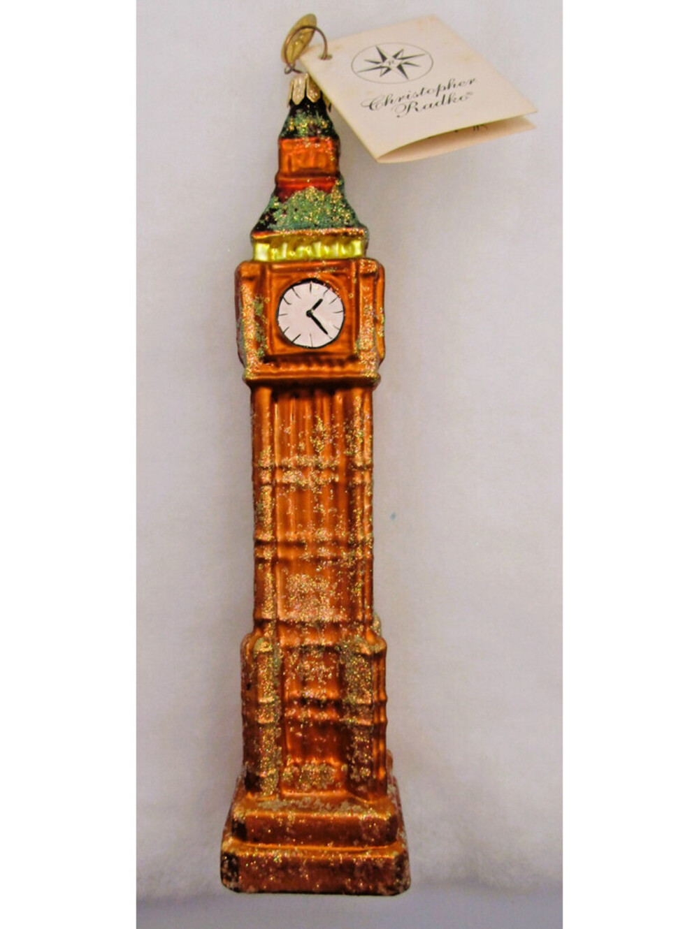 Christopher Radko 2000 Big Ben 74A Ornament with Original Tag and Box 00-170-0